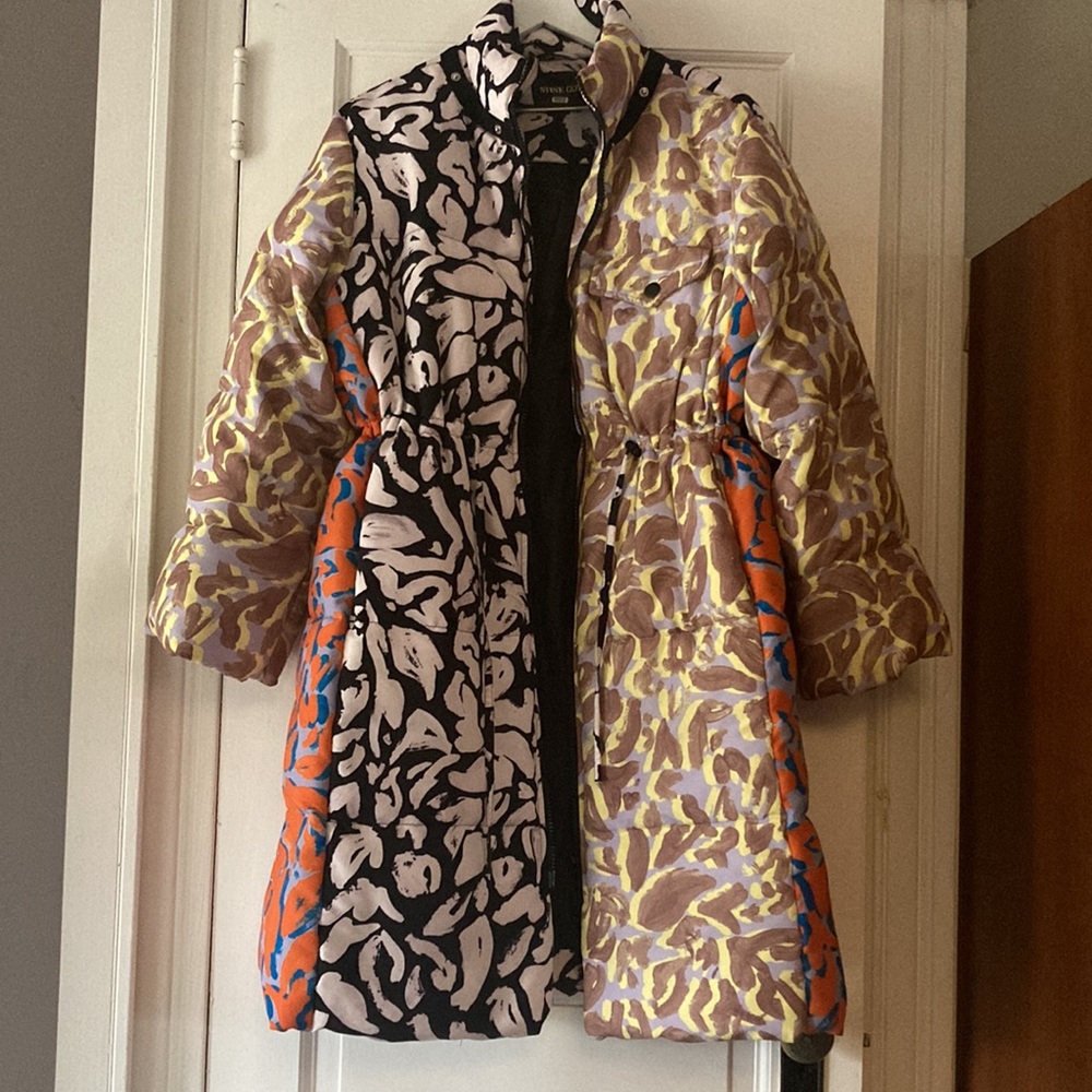Stine Goya abstract puffer winter jacket